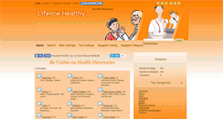 Desktop Screenshot of lifelinehealthy.com
